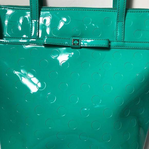 Kate Spade Teal Tote Bag - Picture 6 of 13